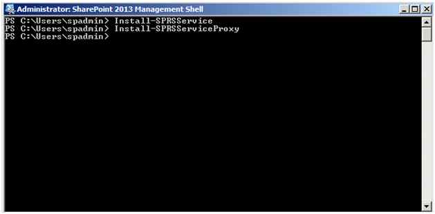 Install SPRSServiceProxy